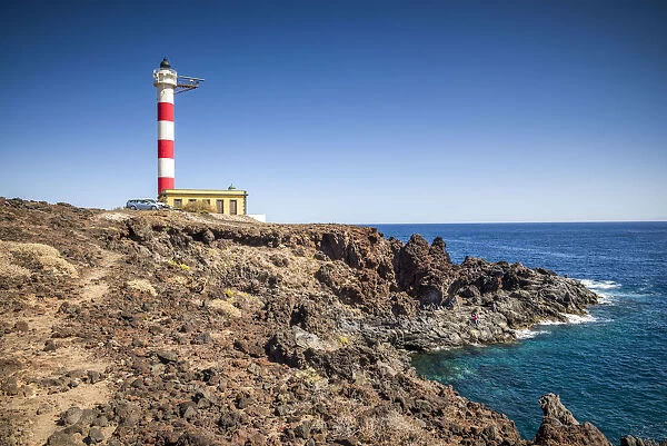 Spain, Canary Islands, Tenerife Island, Poris de Abona, Faro de Punta de Abona lighthouse