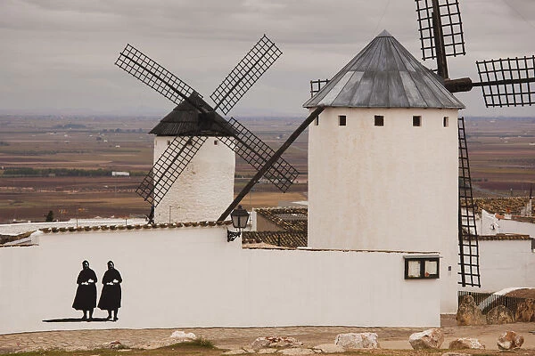 Spain, Castile-La Mancha Region, Ciudad Real Province, La Mancha Area, Campo de Criptana