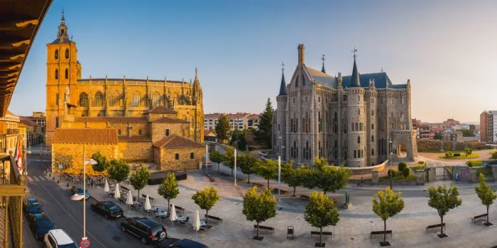 Framed Print : Spain, Castile and Leon, Astorga. The Episcopal Palace of Astorga designed by Antoni Framed Print : Spain, Castile and Leon, Astorga. The Episcopal Palace of Astorga designed by Antoni