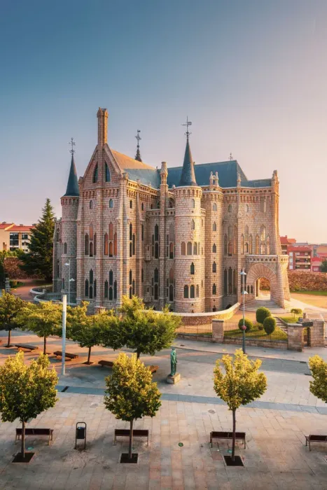 Framed Print : Spain, Castile and Leon, Astorga. The Episcopal Palace of Astorga designed by Antoni Framed Print : Spain, Castile and Leon, Astorga. The Episcopal Palace of Astorga designed by Antoni