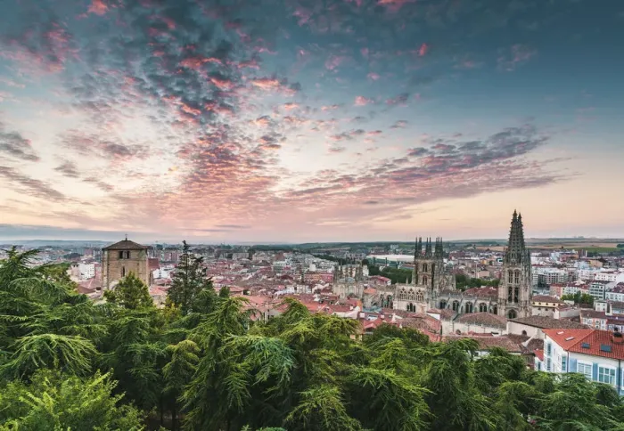 Framed Print : Spain, Castile and Leon, Burgos. Skyline and the gothic Cathedral of Saint Mary of Burgos Framed Print : Spain, Castile and Leon, Burgos. Skyline and the gothic Cathedral of Saint Mary of Burgos