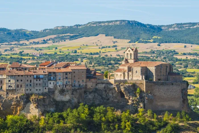 Framed Print : Spain, Castile and Leon, Frias. It is considered the smallest city in Spain Framed Print : Spain, Castile and Leon, Frias. It is considered the smallest city in Spain
