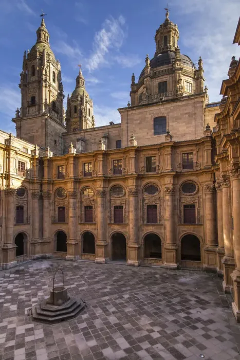 Framed Print : Spain, Castile and Leon, Salamanca, Pontifical University, The main cloister Framed Print : Spain, Castile and Leon, Salamanca, Pontifical University, The main cloister