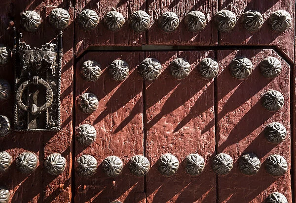 Spain, Castile and Leon, Salamanca, Archbishop Fonseca College, Details of a door