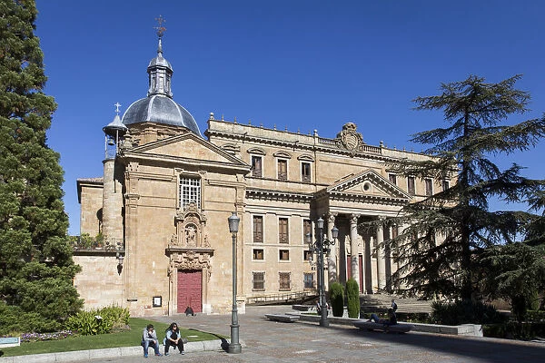 Spain, Castile and Leon, Salamanca, University, The main facade of the Philology department