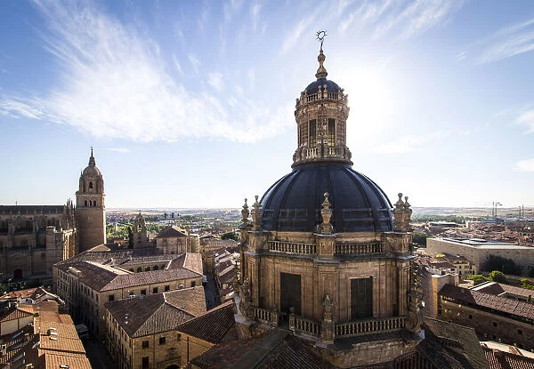 Spain, Castile and Leon, Salamanca, University, The dome of the church inside the Pontifical University