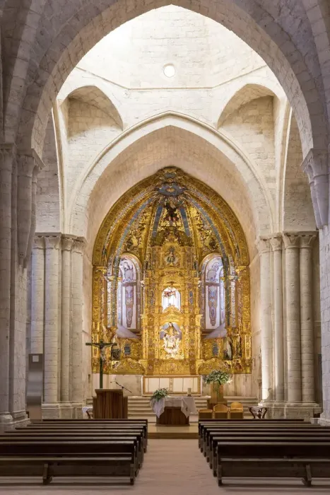 Framed Print : Spain, Castile and Leon, Valladolid, Valbuena de Duero, The central nave of the monastery Framed Print : Spain, Castile and Leon, Valladolid, Valbuena de Duero, The central nave of the monastery