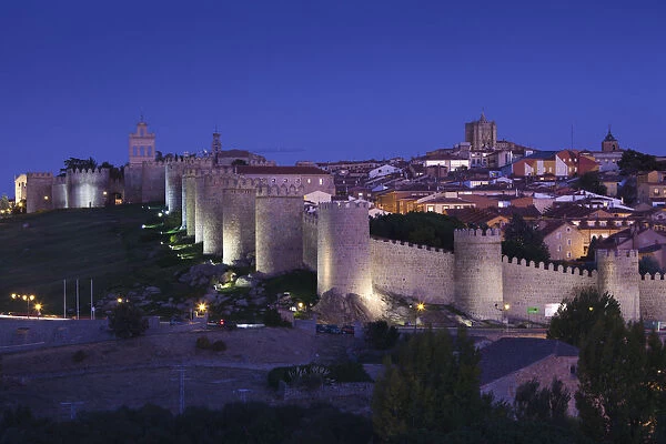 Spain, Castilla y Leon Region, Avila Province, Avila, Las Murallas, town walls