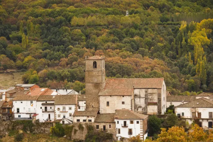 Framed Print : Spain, Castilla y Leon Region, Salamanca Province, Bejar, elevated town and church view Framed Print : Spain, Castilla y Leon Region, Salamanca Province, Bejar, elevated town and church view