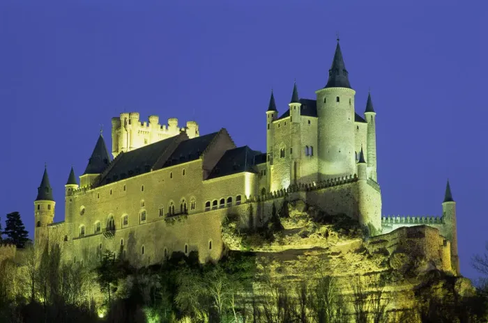 Framed Print : Spain, Castilla y Leon, Segovia, Alcazar
