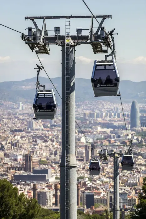 Framed Print : Spain, Catalonia, Barcelona, Montjuic, Funicular railway in Montjuic Framed Print : Spain, Catalonia, Barcelona, Montjuic, Funicular railway in Montjuic