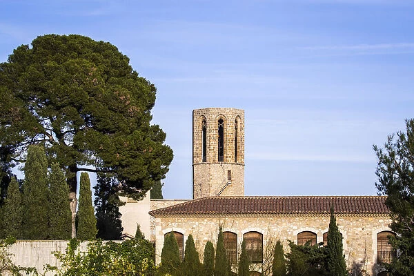 Spain, Catalonia, Barcelona, Pedralbes Monastery, view of the Monastery