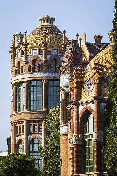 Spain, Catalonia, Barcelona, Sant Pau Hospital, St Raphaels pavillon
