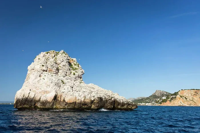 Framed Print : Spain, Catalonia, Costa Brava, L'Estartit, Medas Islands from a boat Framed Print : Spain, Catalonia, Costa Brava, L'Estartit, Medas Islands from a boat