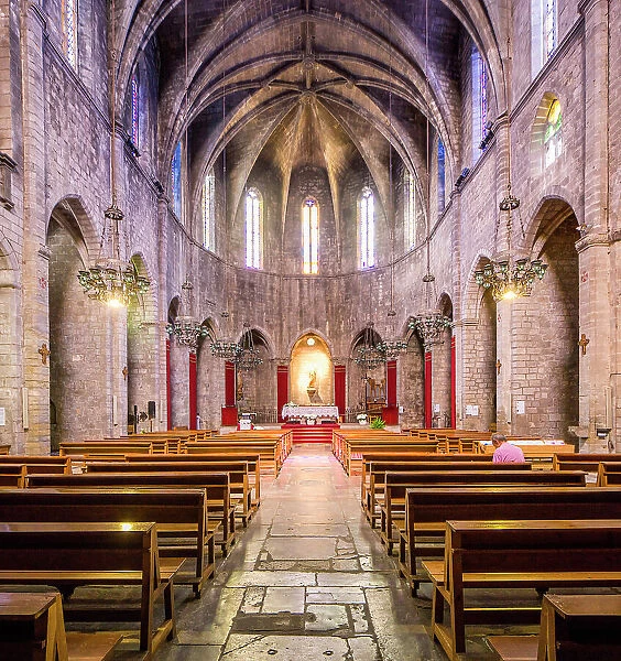 Spain, Catalonia, Costa Brava, Torroella de Montgri, The Sant Genis church