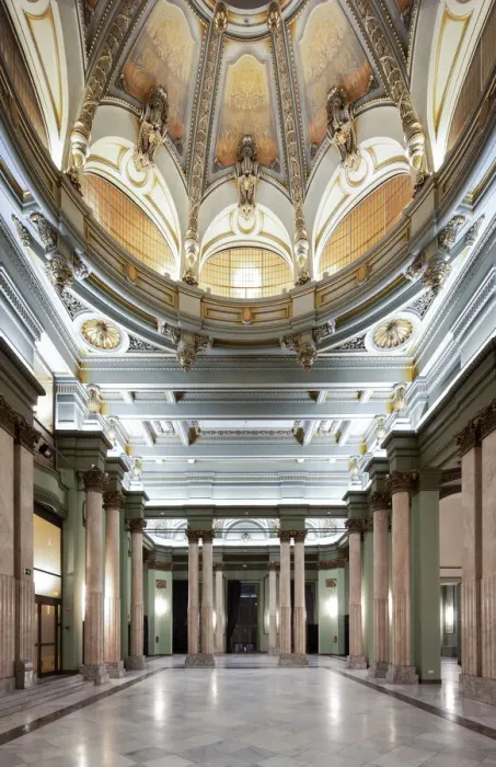 Framed Print : Spain, Comunidad de Madrid, The ballroom inside the Circle of Fine Arts building by Framed Print : Spain, Comunidad de Madrid, The ballroom inside the Circle of Fine Arts building by