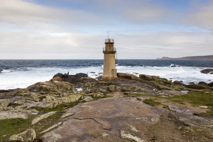 Framed Print : Spain, Galicia, Costa da Morte, Muxia, Lighthouse on the rocks by the Nosa Seanora da Framed Print : Spain, Galicia, Costa da Morte, Muxia, Lighthouse on the rocks by the Nosa Seanora da
