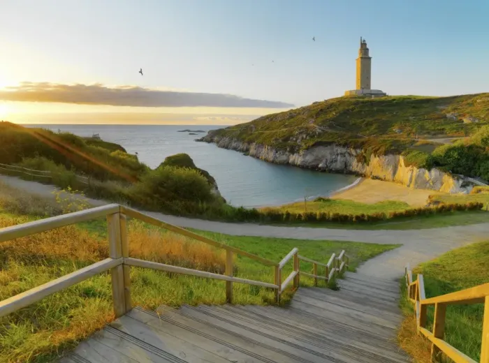 Framed Print : Spain, Galicia, La Coruna, Torre de Hercules Framed Print : Spain, Galicia, La Coruna, Torre de Hercules