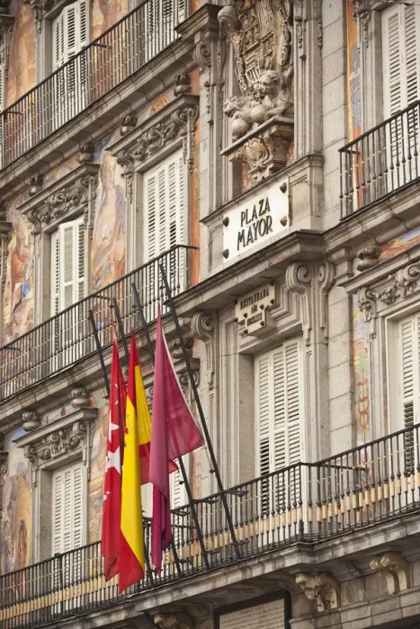 Framed Print : Spain, Madrid, Centro Area, Plaza Mayor Framed Print : Spain, Madrid, Centro Area, Plaza Mayor