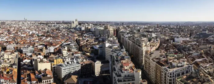 Framed Print : Spain, Madrid, Hotel Riu, Panoramic terrace Framed Print : Spain, Madrid, Hotel Riu, Panoramic terrace
