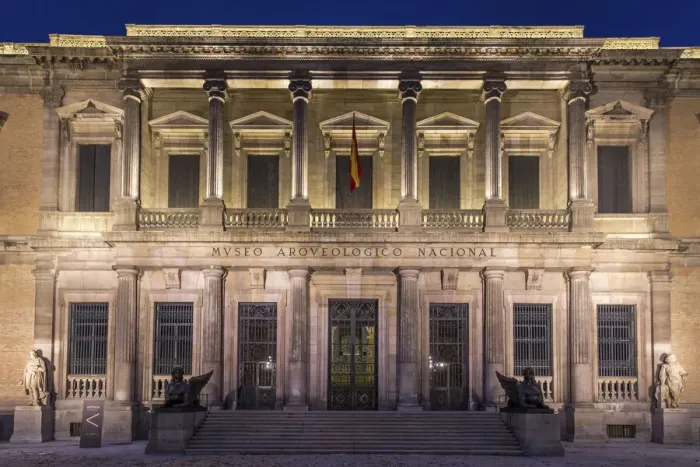 Framed Print : Spain, Madrid, National Museum of Archeology. The main facade of the museum Framed Print : Spain, Madrid, National Museum of Archeology. The main facade of the museum