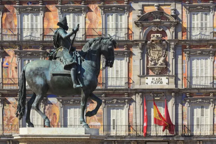 Framed Print : Spain, Madrid, Plaza Mayor Framed Print : Spain, Madrid, Plaza Mayor