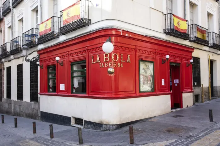 Framed Print : Spain, Madrid, Taberna La Bola restaurant Framed Print : Spain, Madrid, Taberna La Bola restaurant