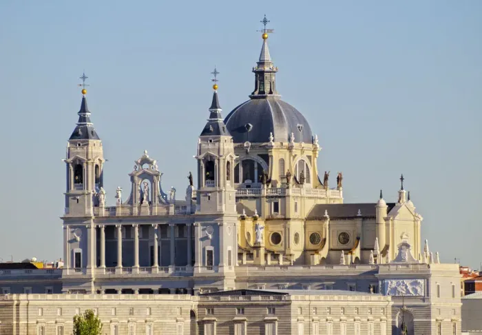 Framed Print : Spain, Madrid, View of the Cathedral of Saint Mary the Royal of La Almudena Framed Print : Spain, Madrid, View of the Cathedral of Saint Mary the Royal of La Almudena