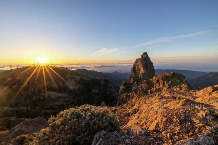 Framed Print : Spectacular scenery and mountains in Central Gran Canaria, Canary Islands, Spain