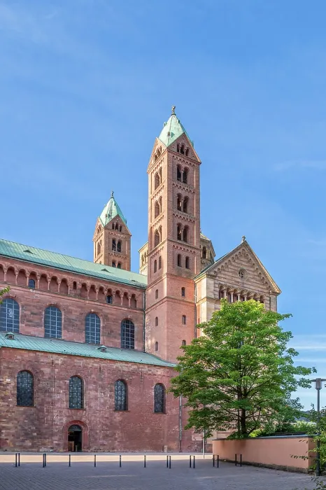 Framed Print : Speyer Cathedral, Speyer, Way of St. James, Rhineland-Palatinate, Germany