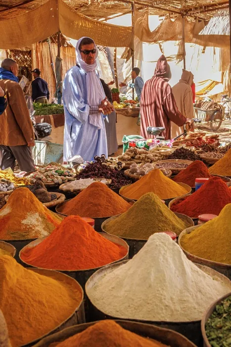 Framed Print : Spice market, Rissani, Morocco Framed Print : Spice market, Rissani, Morocco