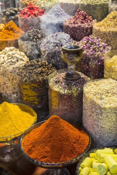 Framed Print : Spices at the Deira Souk, Dubai, United Arab Emirates Framed Print : Spices at the Deira Souk, Dubai, United Arab Emirates