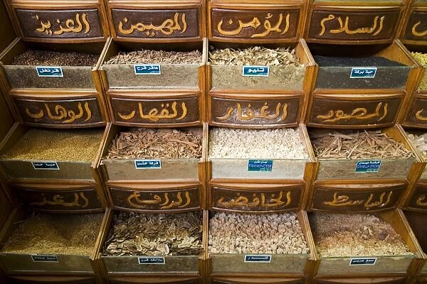 Spices for sale in the Souq-al-Atterine near Khan el-Khalili