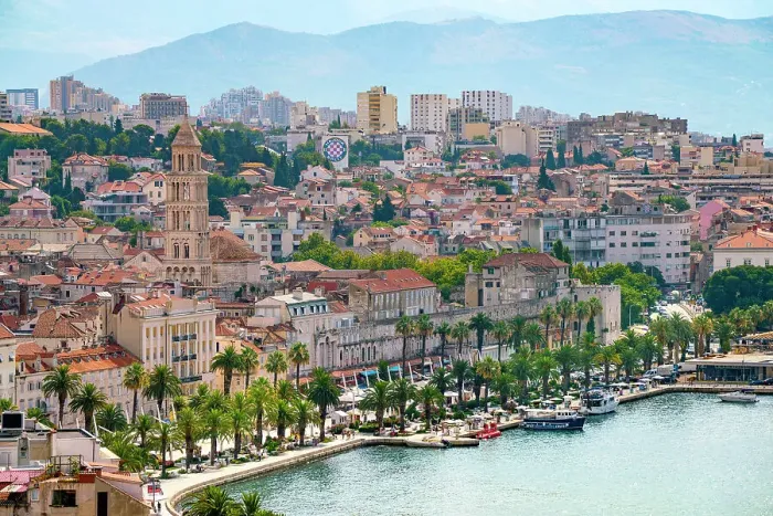 Framed Print : Split, Dalmatien, City View Croatia Framed Print : Split, Dalmatien, City View Croatia