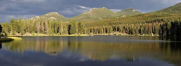 Sprague Lake in the Rocky Mountain National Park, Colorado, USA