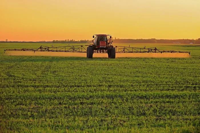 Framed Print : Spraying an early crop growth Dugald, Manitoba, Canada Framed Print : Spraying an early crop growth Dugald, Manitoba, Canada