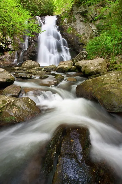 Framed Print : Spruce Flat Falls, Great Smoky Mountains, Tennessee, USA Framed Print : Spruce Flat Falls, Great Smoky Mountains, Tennessee, USA