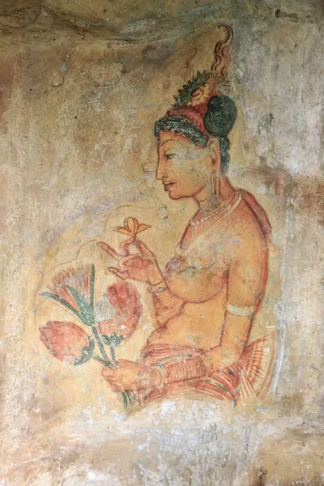 Framed Print : Sri Lanka, Sigiriya (Unesco Site), Sigiriya Rock Fortress, Detail of 5th Century Frescoes Framed Print : Sri Lanka, Sigiriya (Unesco Site), Sigiriya Rock Fortress, Detail of 5th Century Frescoes