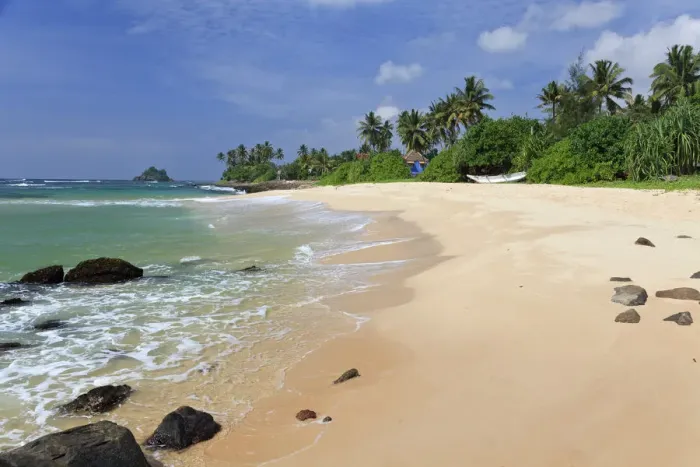 Framed Print : Sri Lanka, South Coast, Ahangama, Beach