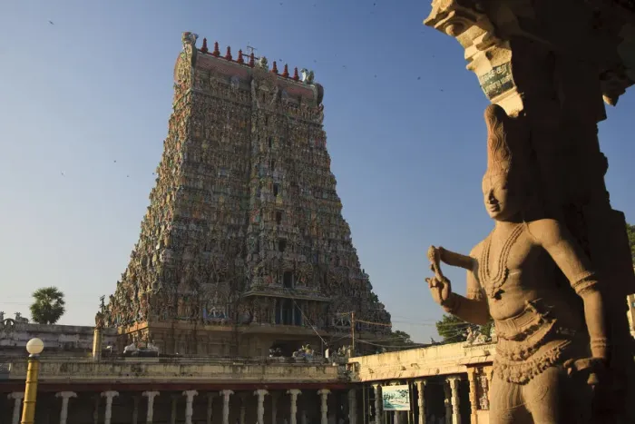 Framed Print : Sri Meenakshi Temple, Madurai, Tamil Nadu, India