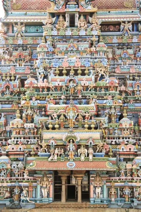 Framed Print : Srirangam Vishnu Temple, Tamil Nadu, India Framed Print : Srirangam Vishnu Temple, Tamil Nadu, India