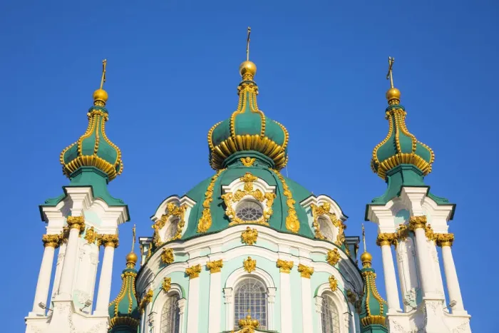 Framed Print : St. Andrews church, Kiev (Kyiv), Ukraine