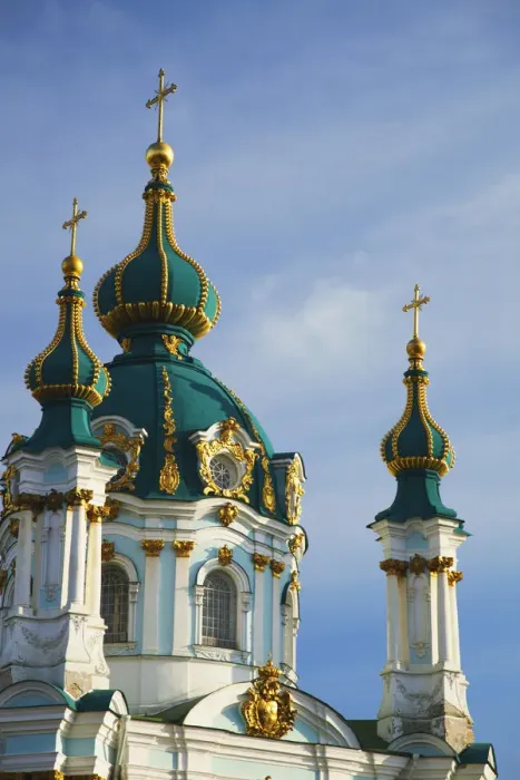 Framed Print : St Andrews Church, KIev, Ukraine
