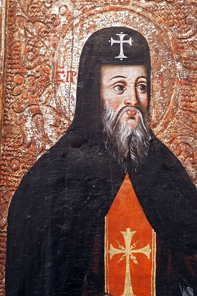 St. Antony and Feodosy (18 century), Volyn icon, museum, Lutsk, Volyn oblast, Ukraine