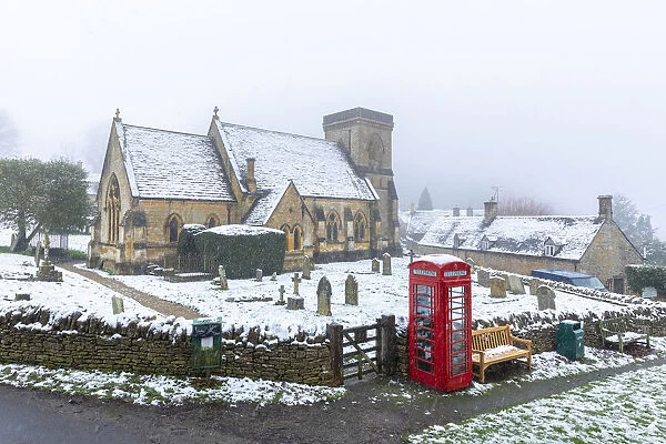 St Barnabas Church, Snowshill, The Cotswolds, Gloucestershire, England, UK