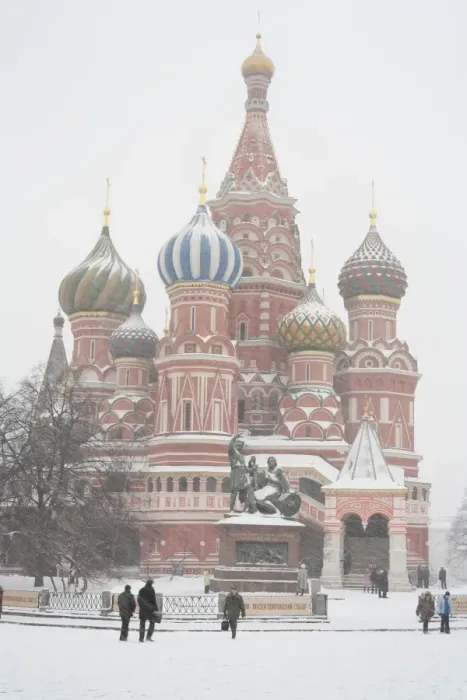 Framed Print : St. Basils cathedral, Red Square, Moscow, Russia