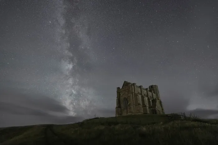 Framed Print : St. Catherines Chapel under the Milky Way, Abbotsbury, Dorset, England, UK Framed Print : St. Catherines Chapel under the Milky Way, Abbotsbury, Dorset, England, UK