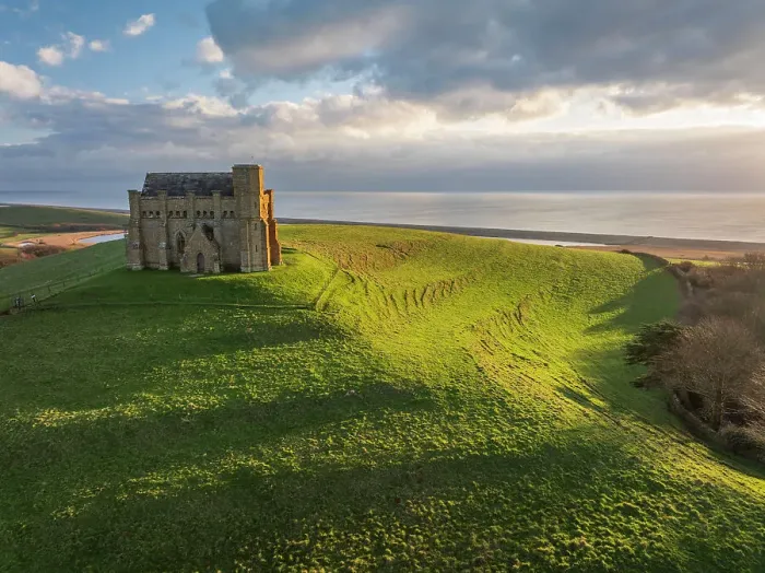 Framed Print : St Catherine's Chapel near Abbotsbury on a sunny winter evening, Dorset, England. Winter (January) 2024 Framed Print : St Catherine's Chapel near Abbotsbury on a sunny winter evening, Dorset, England. Winter (January) 2024