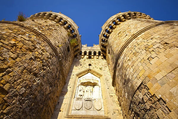 St. Catherines Gate, Rhodes Town, Rhodes, Greece