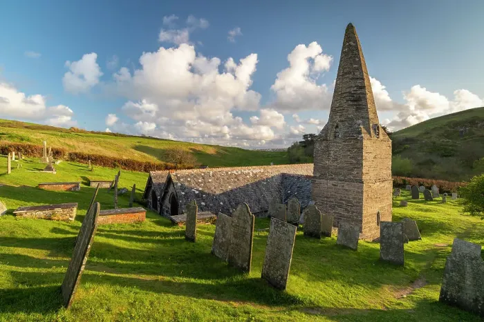 Framed Print : St Enodoc Church near the entrance to the Camel Estuary, Trebetherick, Cornwall, England. Spring (April) 2022 Framed Print : St Enodoc Church near the entrance to the Camel Estuary, Trebetherick, Cornwall, England. Spring (April) 2022